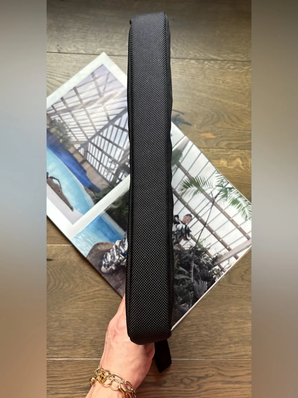 TUMI Ballistic Padded Nylon Laptop Insert Pocket/Sleeve In Black